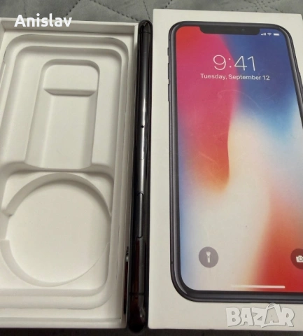 Apple iPhone X, 64GB, с кутия!, снимка 5 - Apple iPhone - 53375872