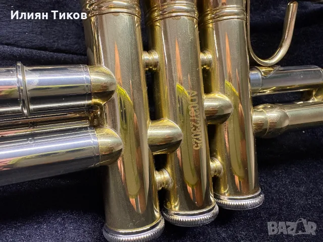 Тромпет Bach TR650 неразличим от нов, оригинален кейс и Bach 7C, снимка 10 - Духови инструменти - 56091721