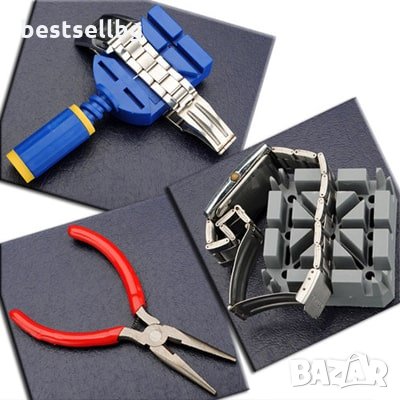 Професионален комплект часовникарски инструменти лупа очила отвертки, снимка 9 - Отвертки - 29181359