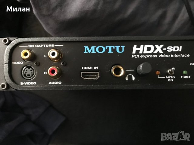 MOTU HDX-SDI за лаптоп Видео аудио интерфейс., снимка 4 - Други - 31272416