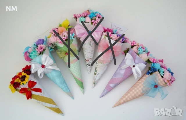 Вечни мини букети - НАЛИЧНИ!, снимка 9 - Декорация за дома - 52648389