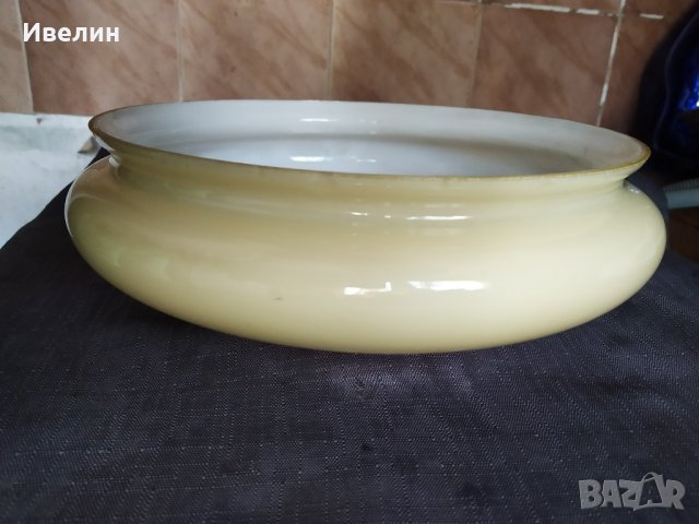 старо стъкло за полилей арт деко, снимка 3 - Полилеи - 29991598