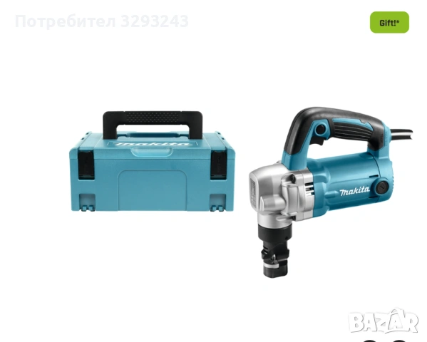 MAKITA JN3200 РЕЗАЧКА ЗА СТОМАНА И АЛУМИНИИ ВГРАДЕН ДЕБЕЛОМЕР
