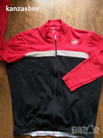 Castelli perfetto jersey long sleeve - страхотно вело джърси, снимка 7 - Спортни дрехи, екипи - 40303347