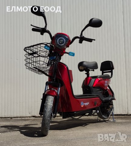 Електрически скутер 350W 20Ah батерия модел MK-K червен цвят, снимка 1 - Мотоциклети и мототехника - 40534532