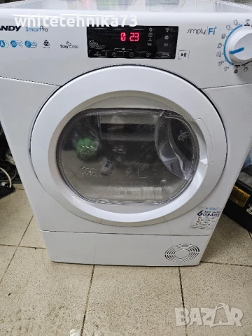 Сушилня Candy, CSOE H8A2TE-S, Термопомпа, Енергиен клас А++, Капацитет 8 кг, 14 програми, Бял, снимка 2 - Сушилни - 50771359