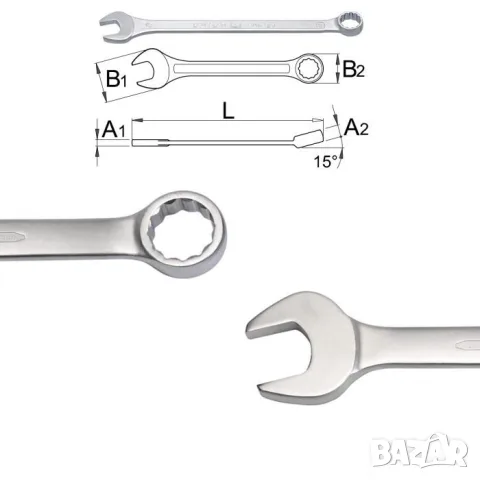 Комплект 8 звездогаечни ключа 6-22 mm, снимка 3 - Аксесоари и консумативи - 55867113