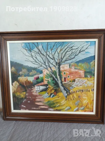 Стара маслена картина , снимка 1