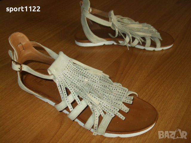 N37,5 Естествена кожа/нови немски сандали, снимка 5 - Сандали - 36707114