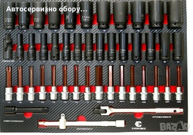 Професионален шкаф с инструменти с метален плот и допълнителено отделение., снимка 3 - Други инструменти - 44601056