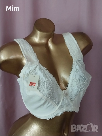 bpc selection 90 F Дантелен сутиен в цвят екрю, снимка 2 - Бельо - 53002367