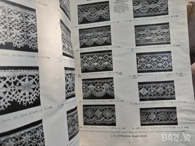 Продавам каталог за дантели 1913 /Katalog von , снимка 5 - Художествена литература - 56440160