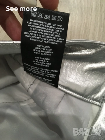 Seven Sisters ефектни панталонки сребро М, снимка 7 - Къси панталони и бермуди - 52171475