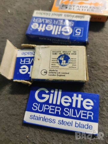 Продавам стари бръснарски ножчета Gillette Super Silver , снимка 2 - Колекции - 38833106
