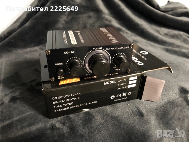 Мини усилвател 400W, снимка 3 - Ресийвъри, усилватели, смесителни пултове - 53049068