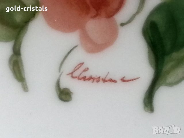 Немски порцелан чинийки, снимка 3 - Антикварни и старинни предмети - 34112422