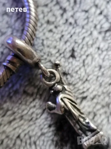 сребърна гривна Pandora .Pandora., снимка 3 - Антикварни и старинни предмети - 55942234