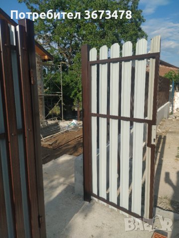 Метални профили (летви) GELESMETAL за ограда, Цвят КАФЯВ, 1.75м, снимка 14 - Огради и мрежи - 40072124