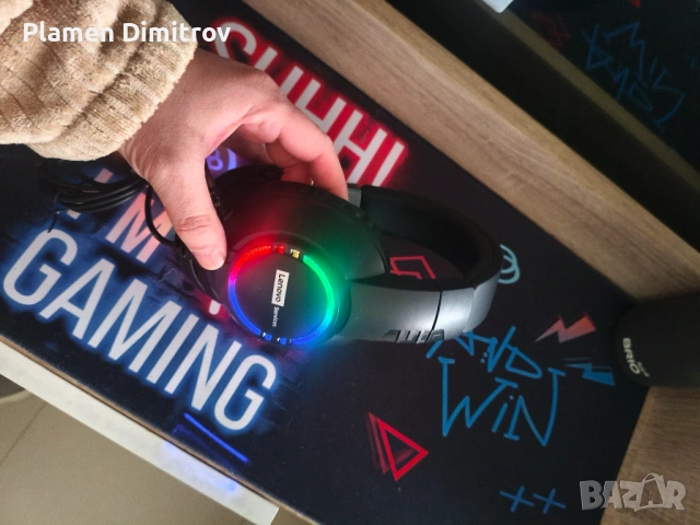 геймърски слушалки Lenovo Services 7.1, снимка 3 - Слушалки за компютър - 54003936