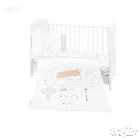 Бебешки спален комплект 5 части My Teddy, снимка 1