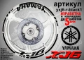 Yamaha XJ6 кантове + надписи за джанти, снимка 2