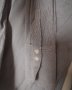 Нова сива H&M риза с бяло райе 38 S номер, снимка 3