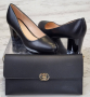 Дамски обувки в черен цвят на стабилен ток , снимка 2