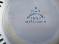 Стара емайлирана чиния 1957г, снимка 2