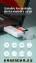 Кард рийдър 2 в 1 USB 3.0 високоскоростен Четец за карти Micro SD USB адаптер TF карта памет за PC , снимка 17