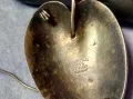 DEL METALL 925 S STERLING NORWAY ВИНТИДЖ ЕМАЙЛИРАНА СРЕБЪРНА БРОШКА СРЕБРО 925 АВТОРСКА СТАРА 49316, снимка 8