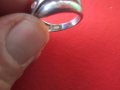 Сребърен пръстен с камък 925, снимка 4