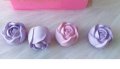 3D 3 бр пъпка роза едри силиконов молд форма фондан гипс декор, снимка 3