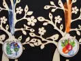 Ръчно бродирани коледни картички и оцветени играчки за елха , снимка 16