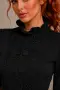 РАЗКОШНА черна рокля с дантела, снимка 2