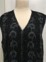 Ефектен елек от 100% коприна с мъниста, снимка 5