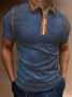 Мъжка поло риза с цип и ревер с къс ръкав, 6цвята , снимка 2
