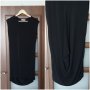 Черна рокля с интересен гръб-размер S/M, снимка 1 - Рокли - 37475279
