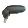 Подлакътник за VW Passat B6 2005-2010 от черна кожа, снимка 2