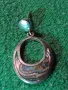 ПРЕКРАСНА СТАРА АНГЛИЙСКА СЕДЕФЕНА СРЕБЪРНА ОБЕЦА СРЕБРО 925 с КРАЛСКИ СЕДЕФ 45534, снимка 14