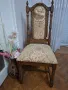 Ретро столове с дърворезба, снимка 1