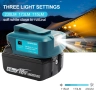QUPPER Adp05 USB-A и USB-C адаптер за акумулаторни батерии Makita 14.4V и 18V, снимка 7