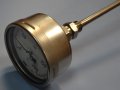 биметален термометър Wika thermometer ф100mm, 0/+200°C, L-1000mm, снимка 8