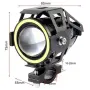 LED прожектор за мотор с червена лупа и три режима, снимка 2