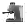  Beem Espresso Grind Profession с вградена мелачка и ръкохватка, снимка 7