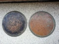 Продавам стари медни тави с диаметри 53 и 51см по 85лв за брой, снимка 2
