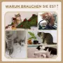 PawHut Дърво за котки с котешка пещера, снимка 4
