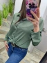 Стилна дамска риза с камъчета, снимка 5