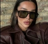 Слънчеви очила miu miu tom ford с ув защита и черен обикновен калъф , снимка 3