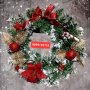 Коледен венец-39 см./Коледна украса/Коледна декорация, снимка 1