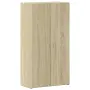 vidaXL Шкаф за документи, сонома дъб, 60x32x115 см, инженерно дърво, снимка 1